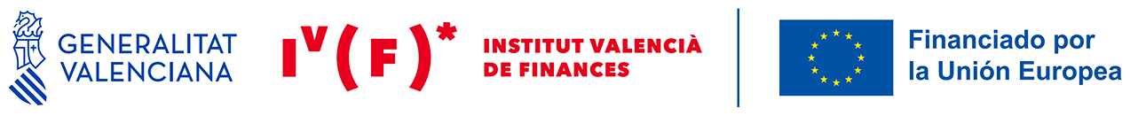 Generalitat Valenciana · Institut Valencià de Finances · Financiado por la Unión Europea